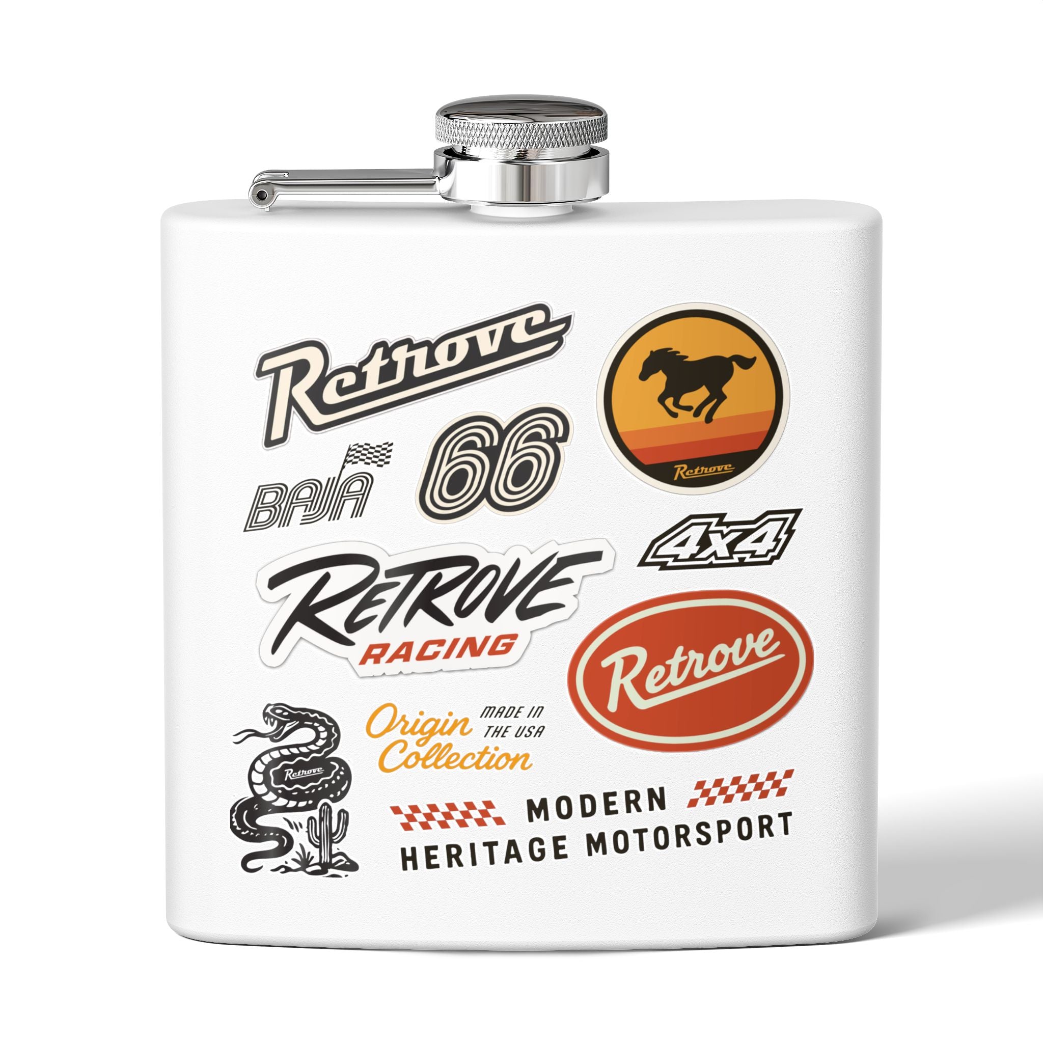 Sticker Sheet Flask