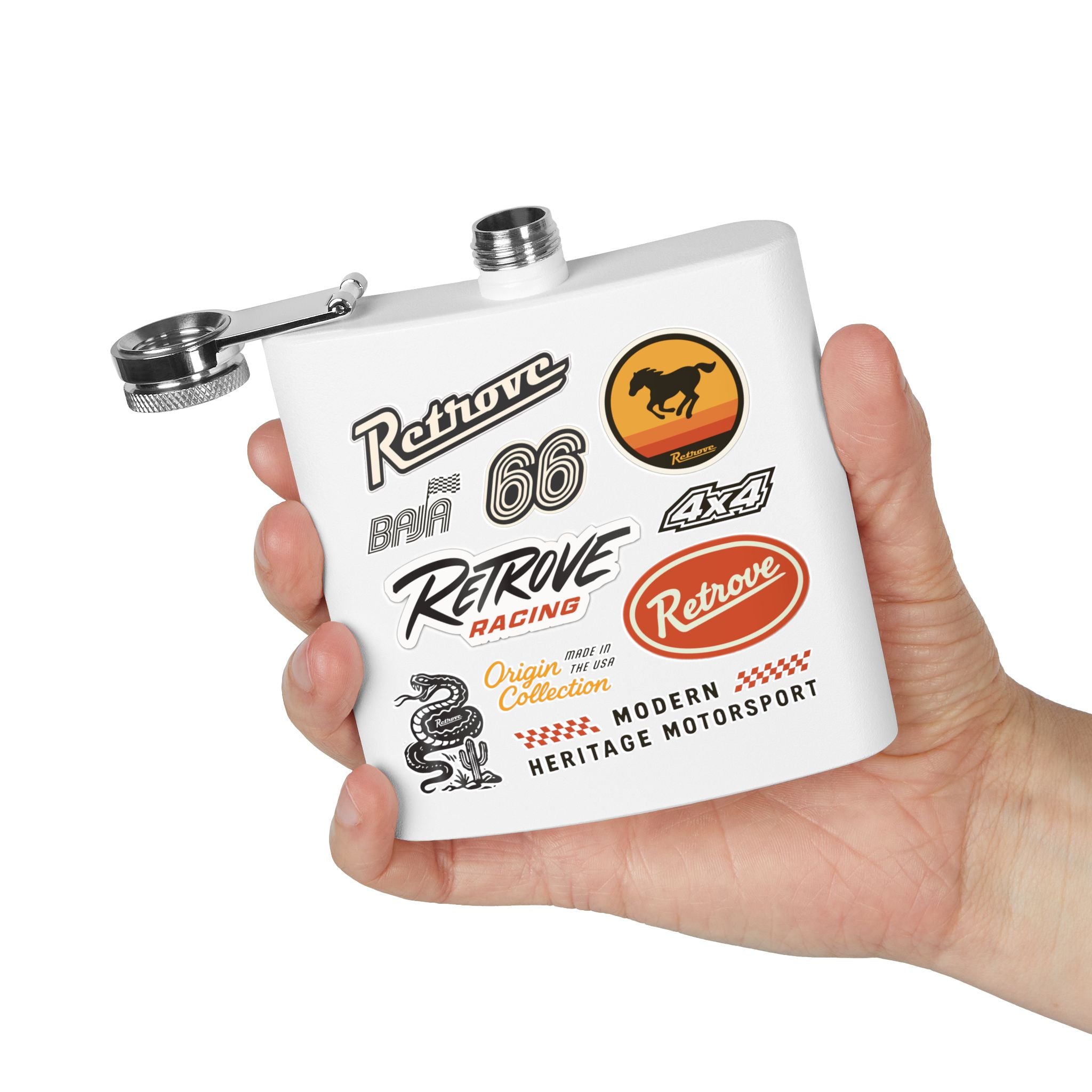 Sticker Sheet Flask