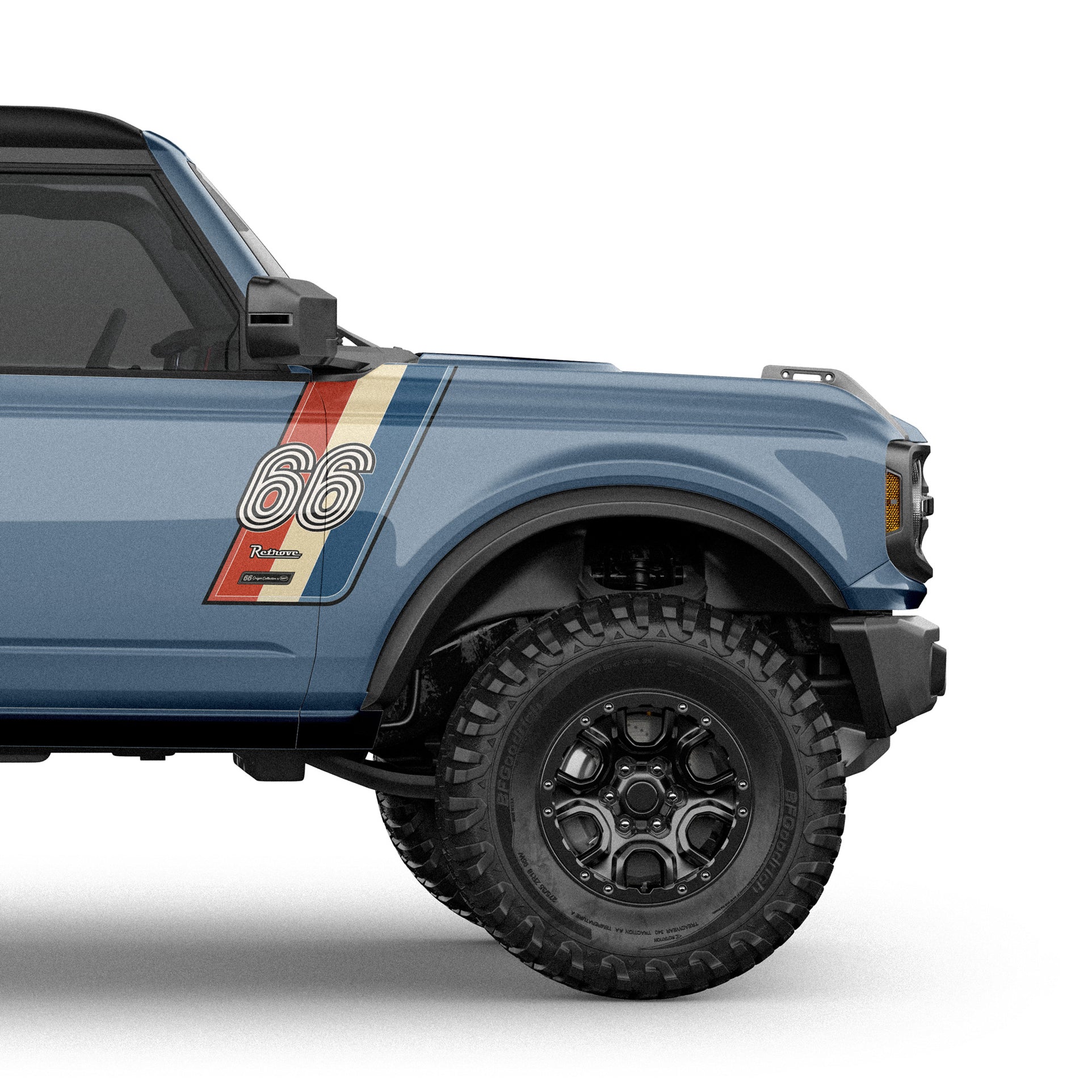 1966 Origin Bronco Decal