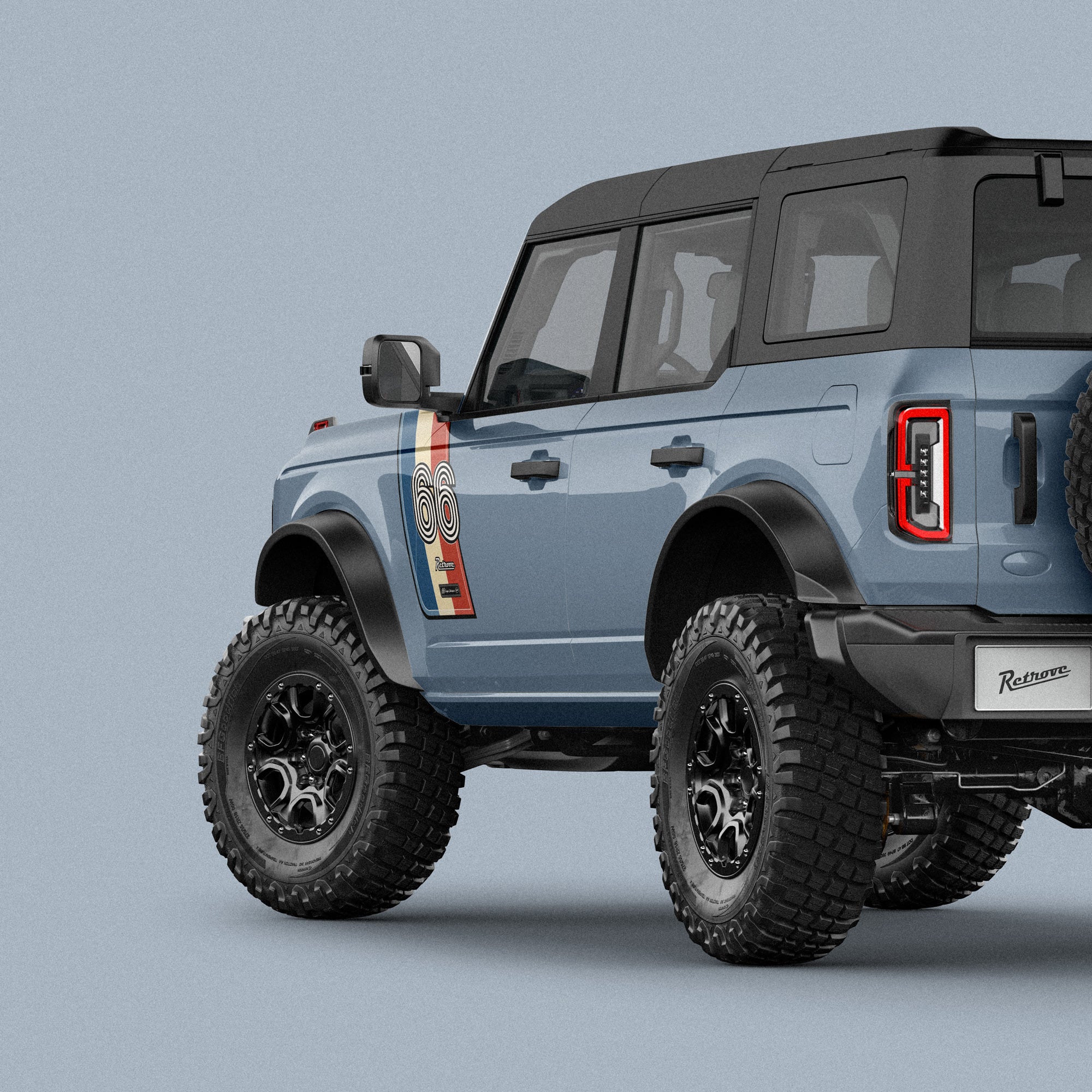 1966 Origin Bronco Decal