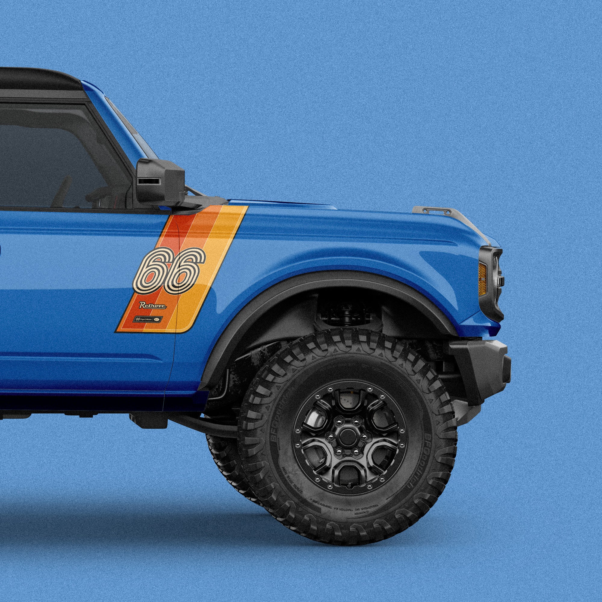 1966 Origin Bronco Decal