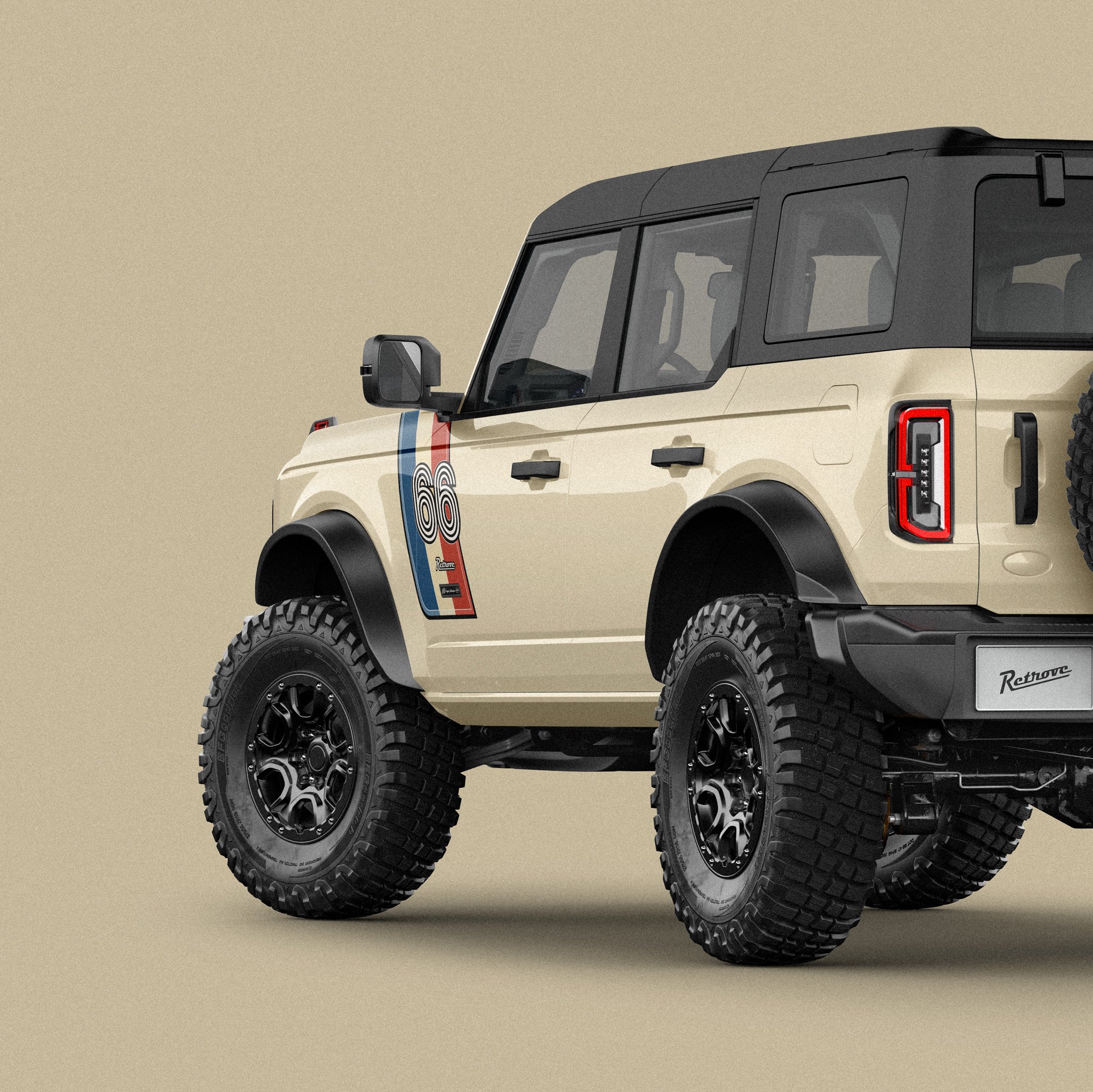 1966 Origin Bronco Decal