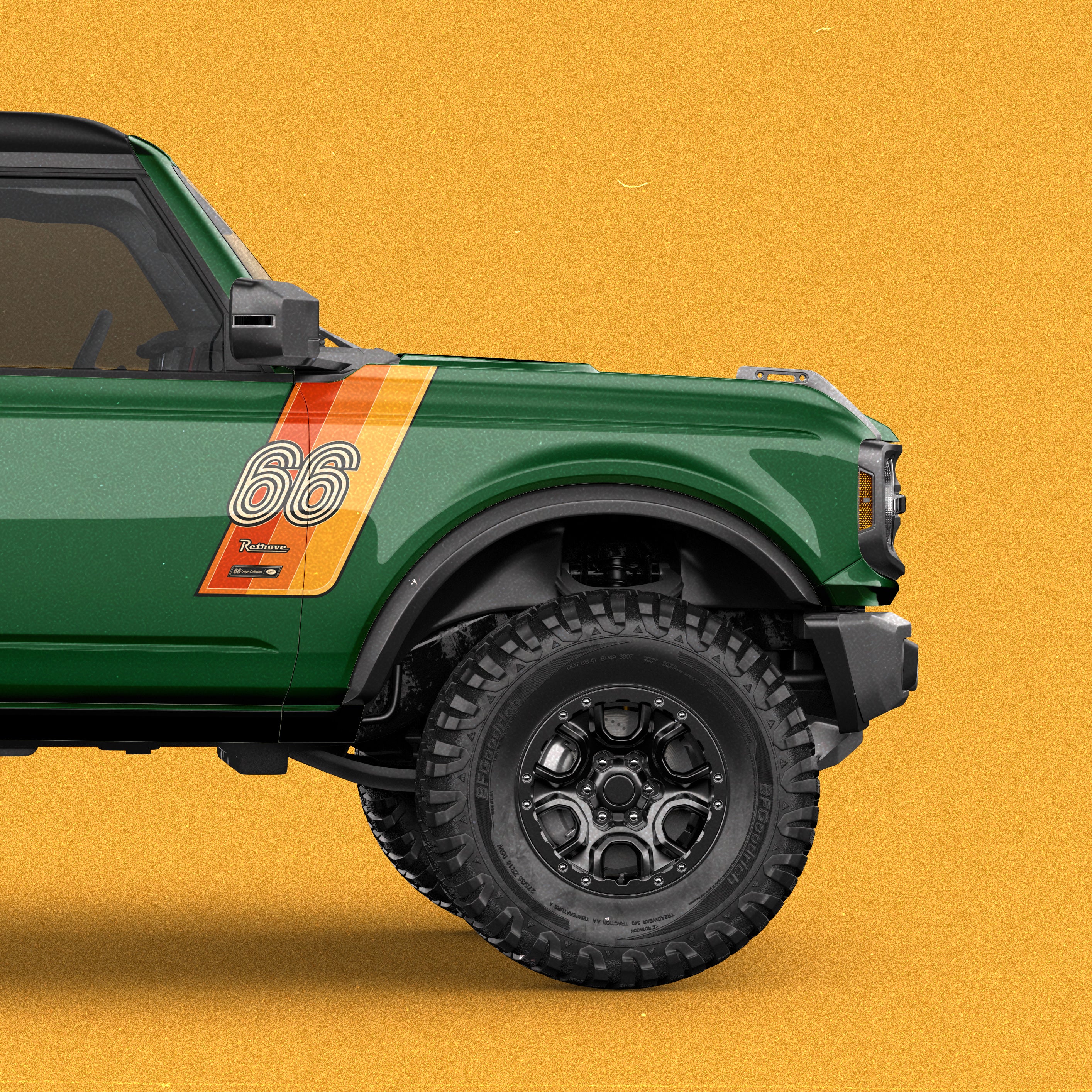1966 Origin Bronco Decal